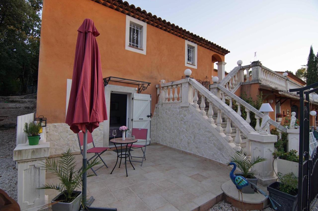 Chez Amali - Stielvolle Ferienwohnung In Der Provence Mit Terrasse برينيول المظهر الخارجي الصورة