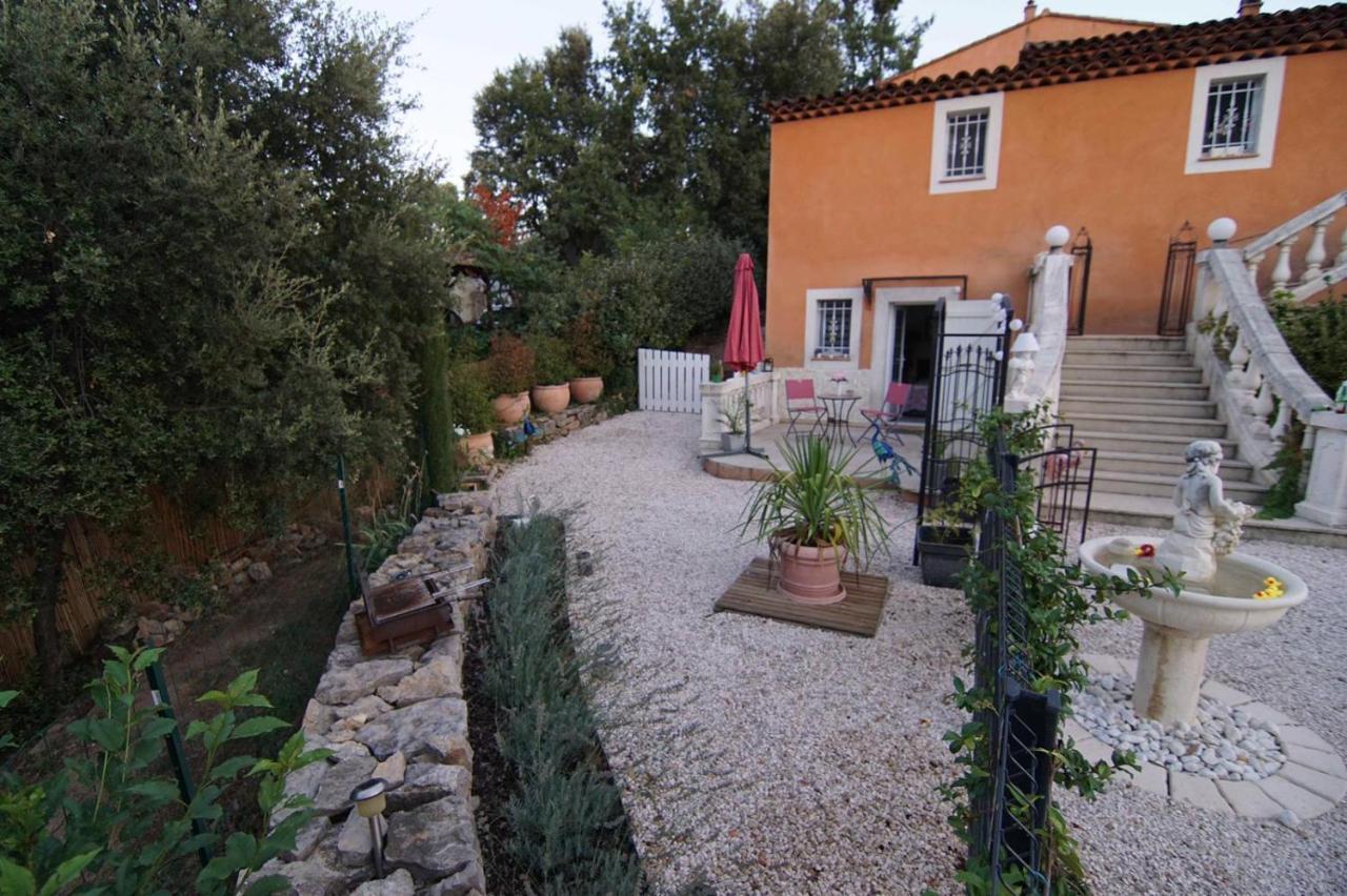 Chez Amali - Stielvolle Ferienwohnung In Der Provence Mit Terrasse برينيول المظهر الخارجي الصورة